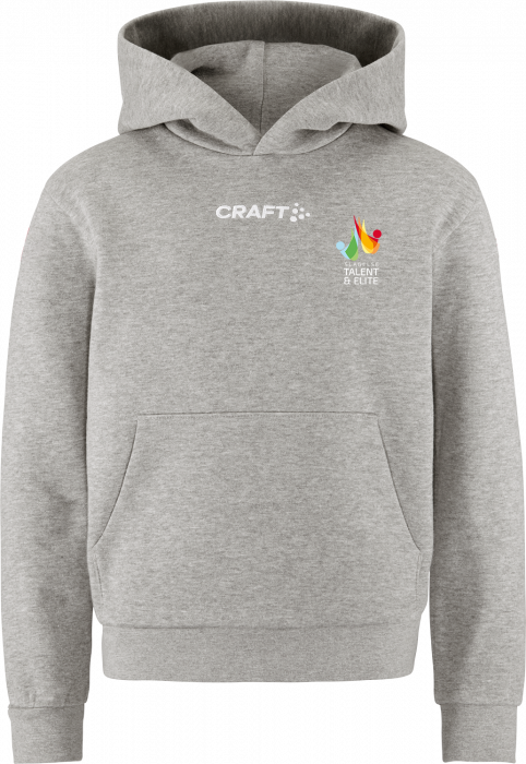 Craft - Ste Hoodie Kids - Grå Melange DK